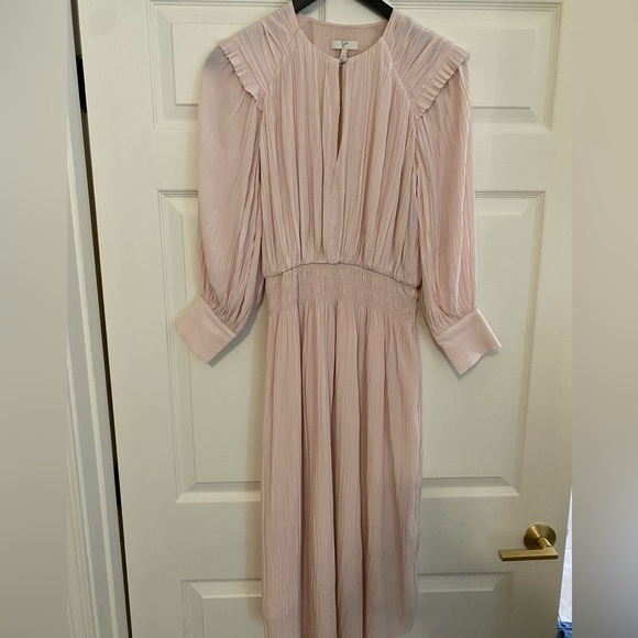 JOIE RHEIA PLEAT MIDI DRESS - Picture 3 of 3